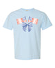 Bow Flags Comfort Color Front Print